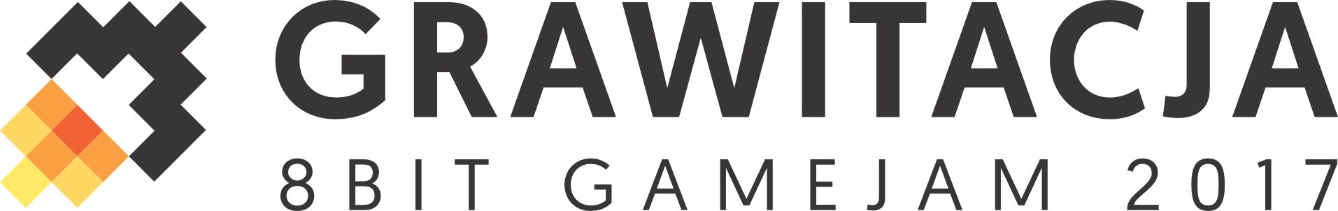 GRAWITACJA 8bit gamejam - logo